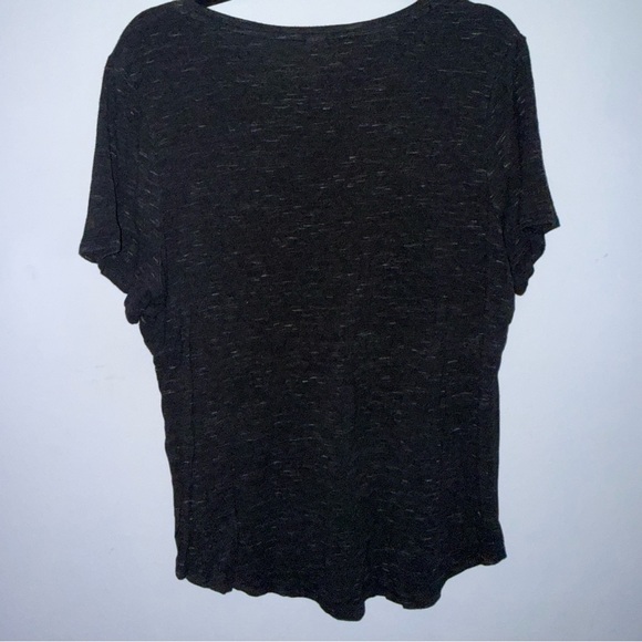 Old Navy Luxe black short sleeve T-shirt women’s size XL - Picture 2 of 3